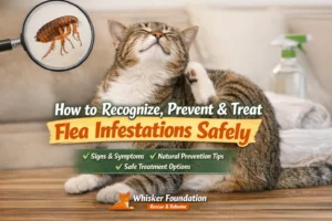 Whisker Foundation Flea infestation and flea treatment