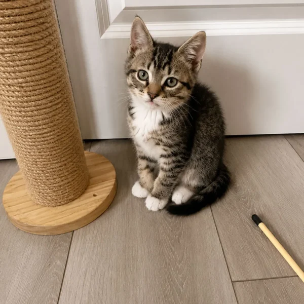 Whisker Foundation Olive Female Gray and White Tabby 1