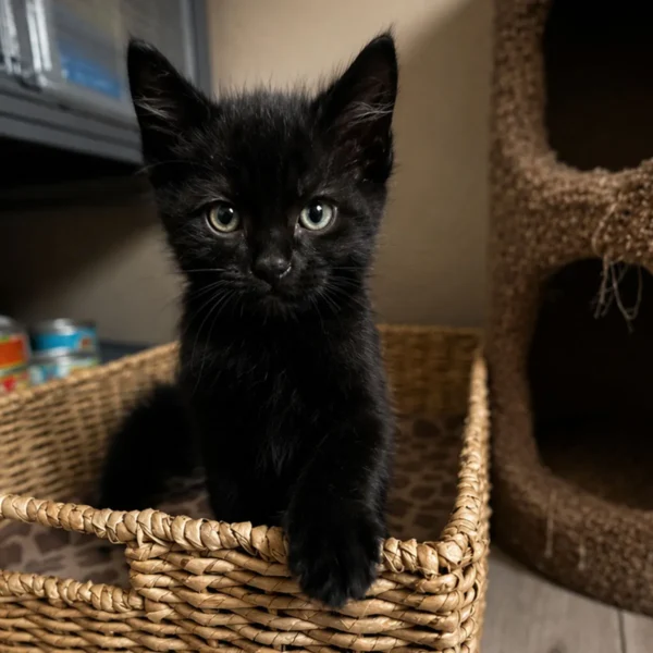 Whisker Foundation - Pepper Black Male Kitten 3