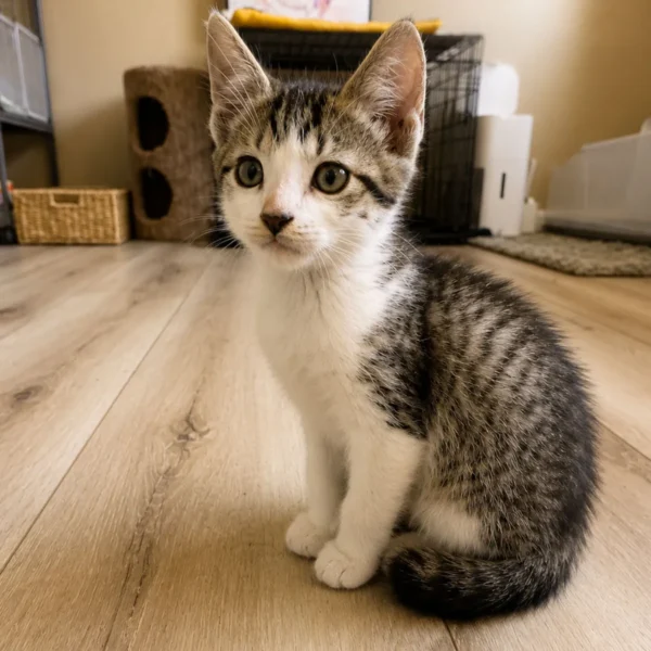 Whisker Foundation Pickles Gray and White Tabby 2